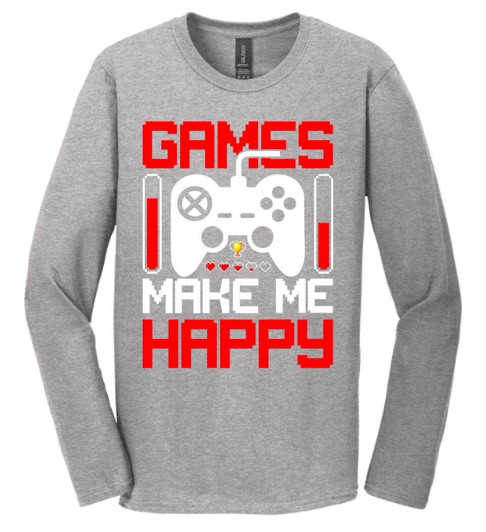 GAMING MAKES ME HAPPY PÓLÓ
