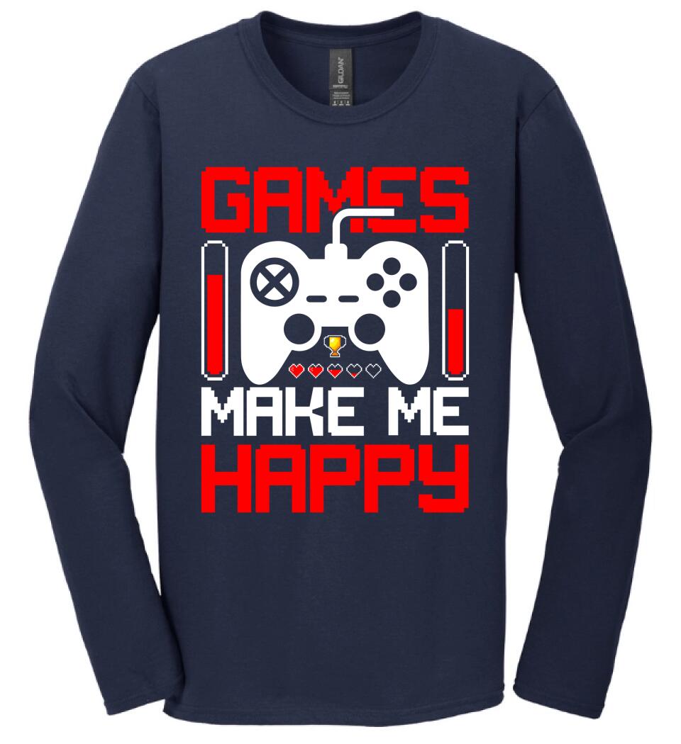 GAMING MAKES ME HAPPY PÓLÓ