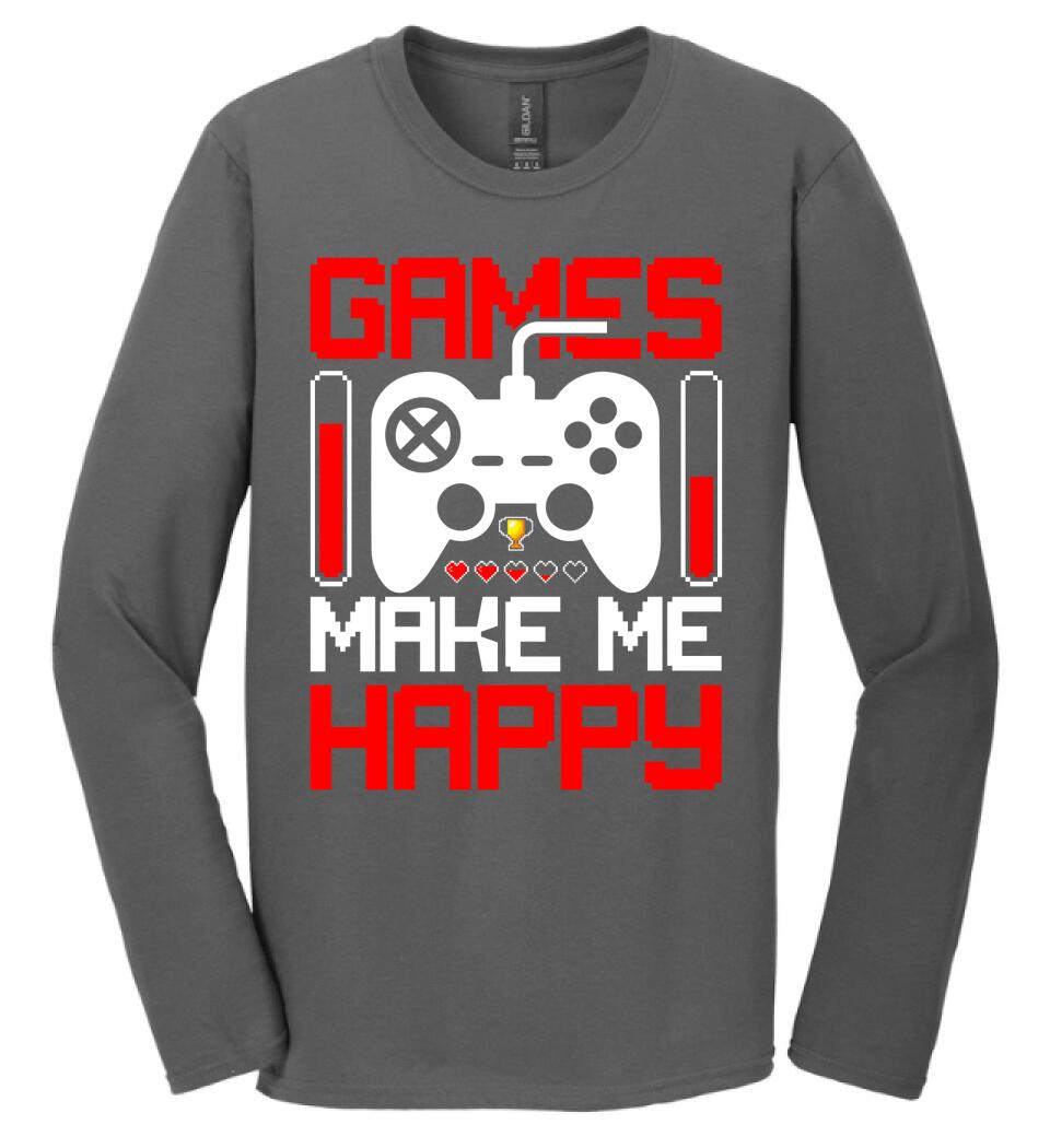 GAMING MAKES ME HAPPY PÓLÓ