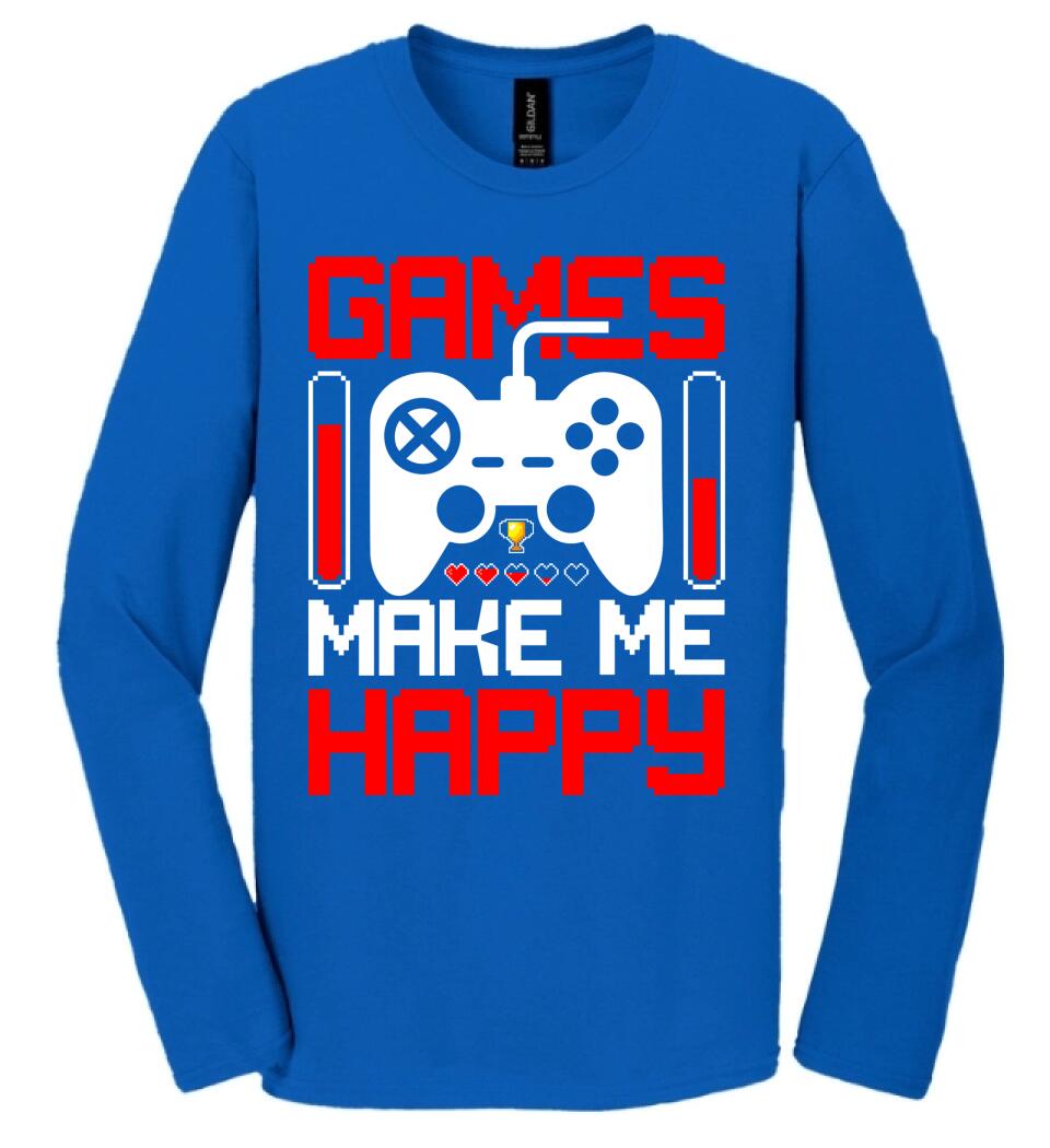 GAMING MAKES ME HAPPY PÓLÓ
