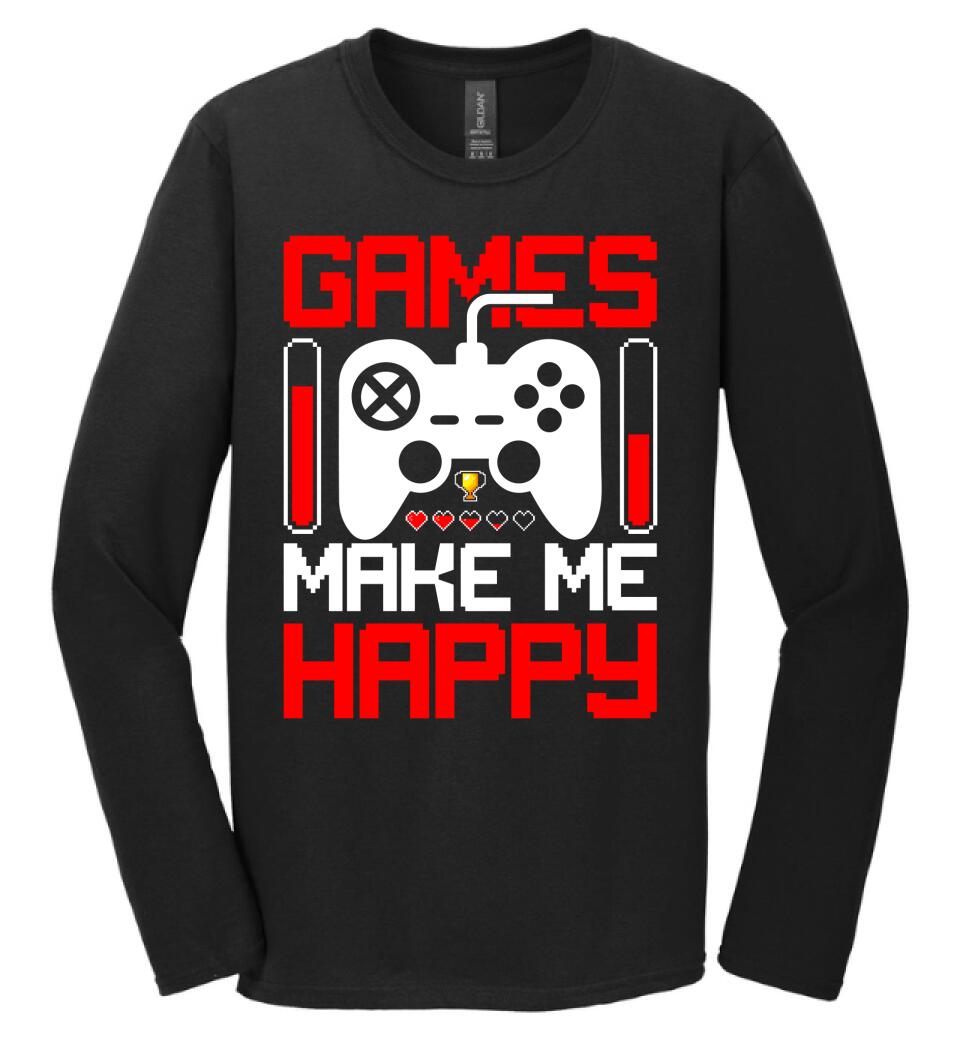 GAMING MAKES ME HAPPY PÓLÓ