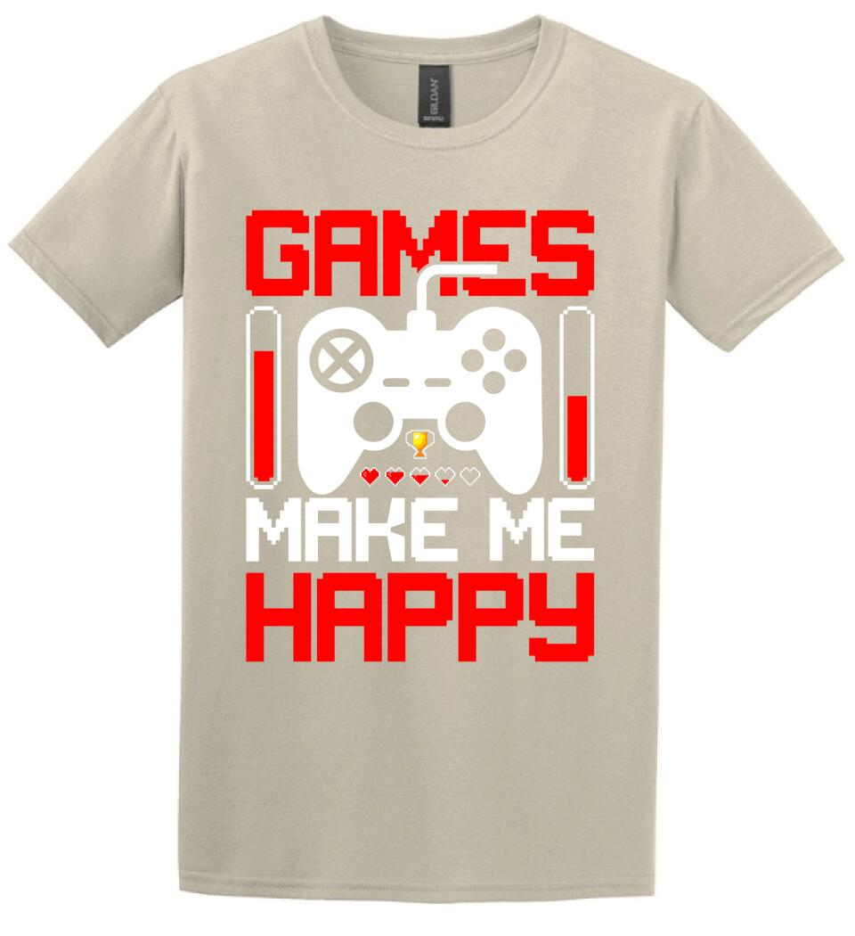 GAMING MAKES ME HAPPY PÓLÓ