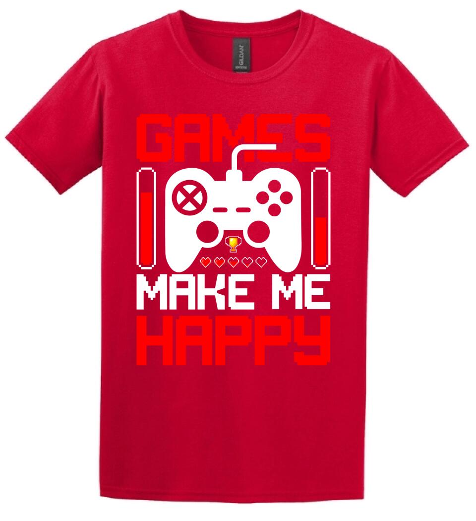 GAMING MAKES ME HAPPY PÓLÓ