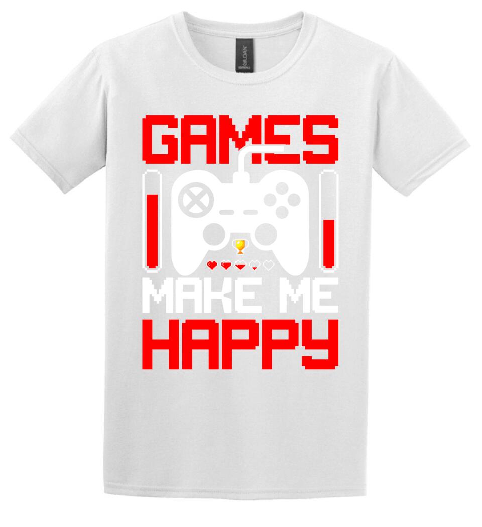 GAMING MAKES ME HAPPY PÓLÓ