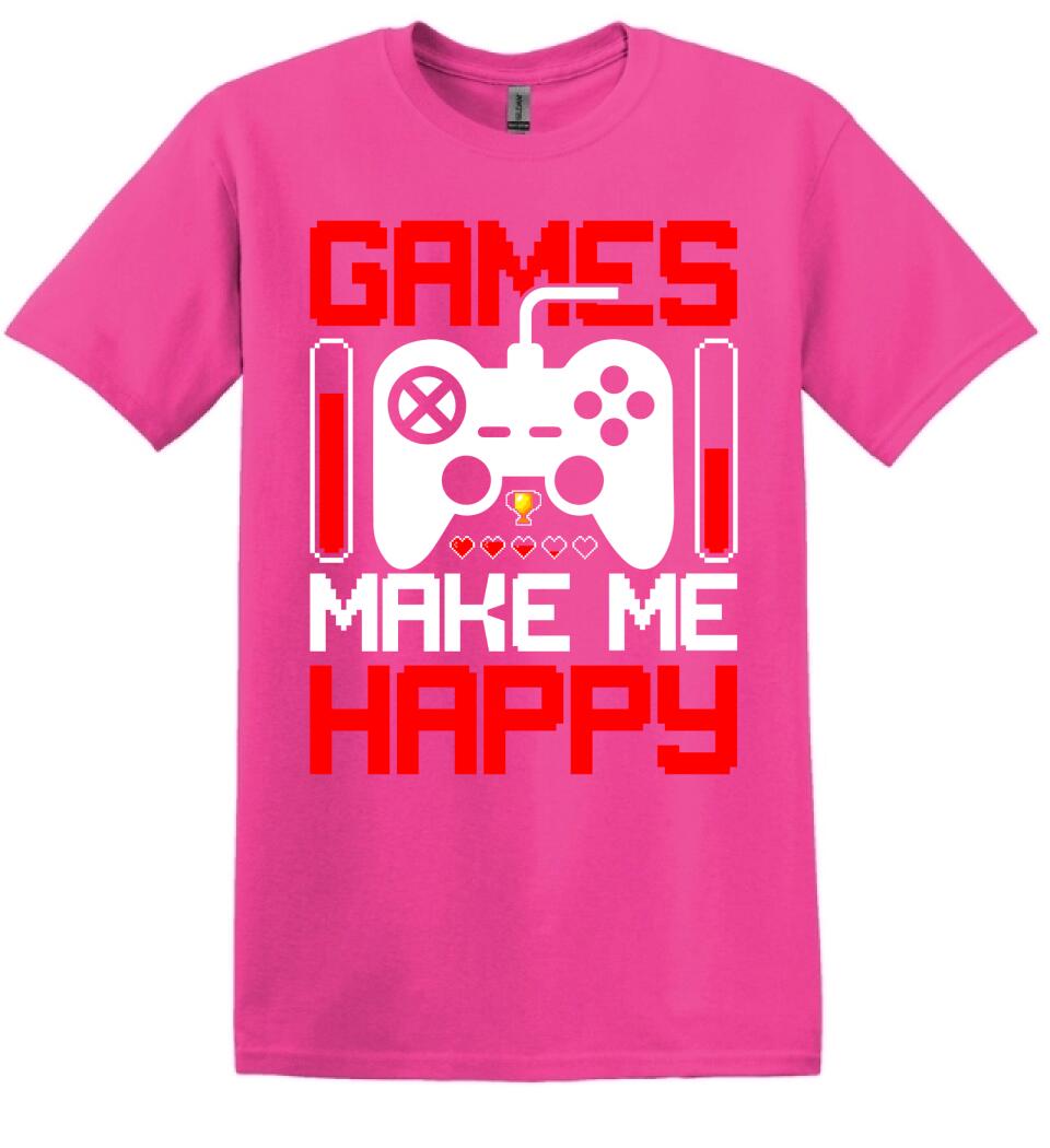 GAMING MAKES ME HAPPY PÓLÓ