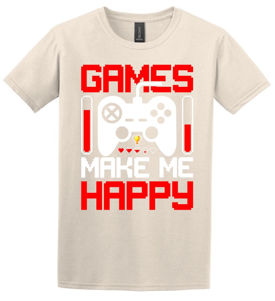 GAMING MAKES ME HAPPY PÓLÓ