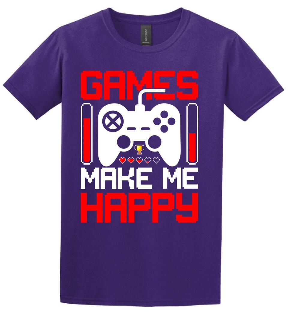 GAMING MAKES ME HAPPY PÓLÓ