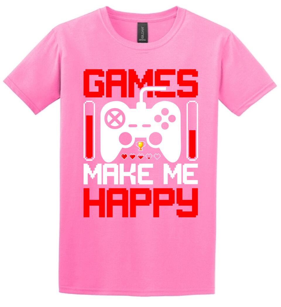 GAMING MAKES ME HAPPY PÓLÓ