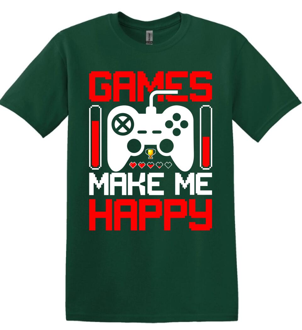 GAMING MAKES ME HAPPY PÓLÓ