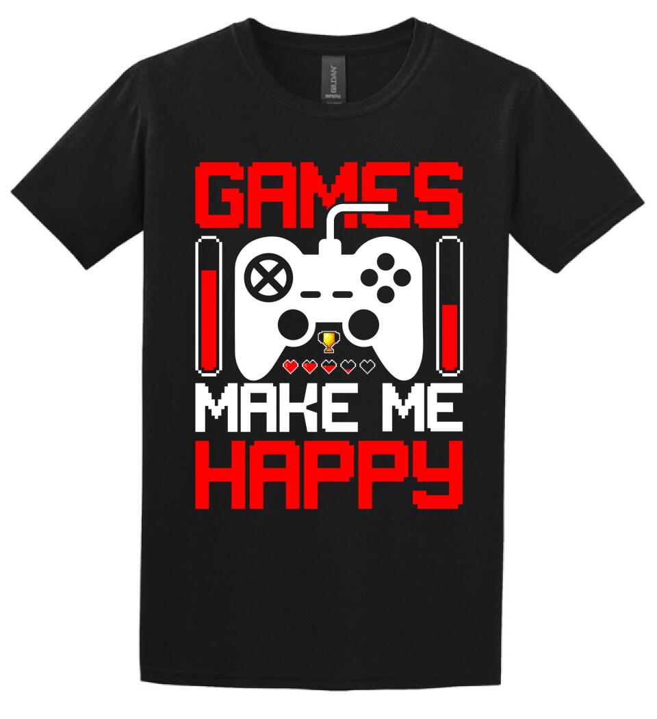 GAMING MAKES ME HAPPY PÓLÓ