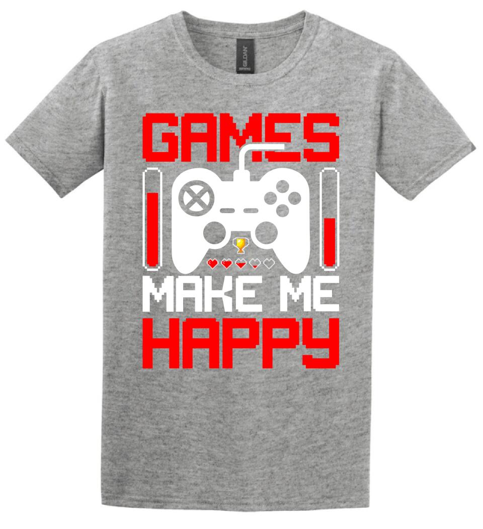 GAMING MAKES ME HAPPY PÓLÓ