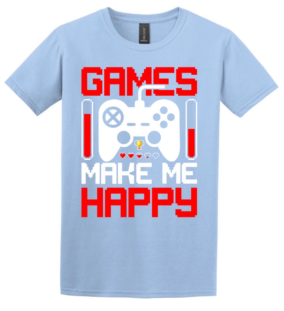 GAMING MAKES ME HAPPY PÓLÓ