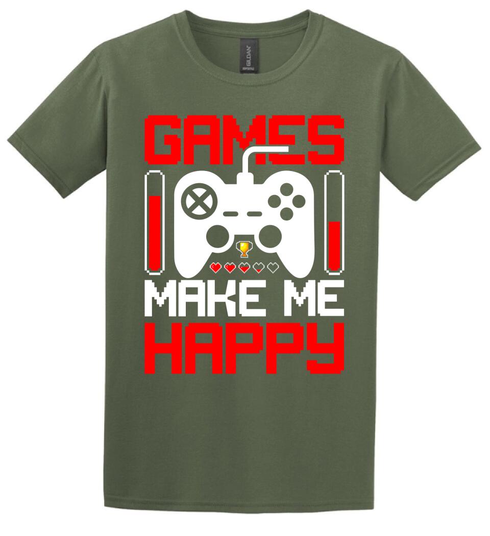 GAMING MAKES ME HAPPY PÓLÓ