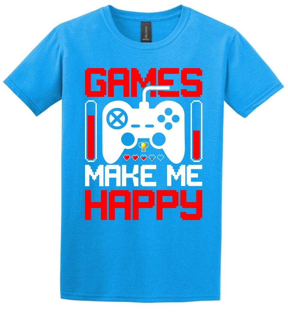 GAMING MAKES ME HAPPY PÓLÓ