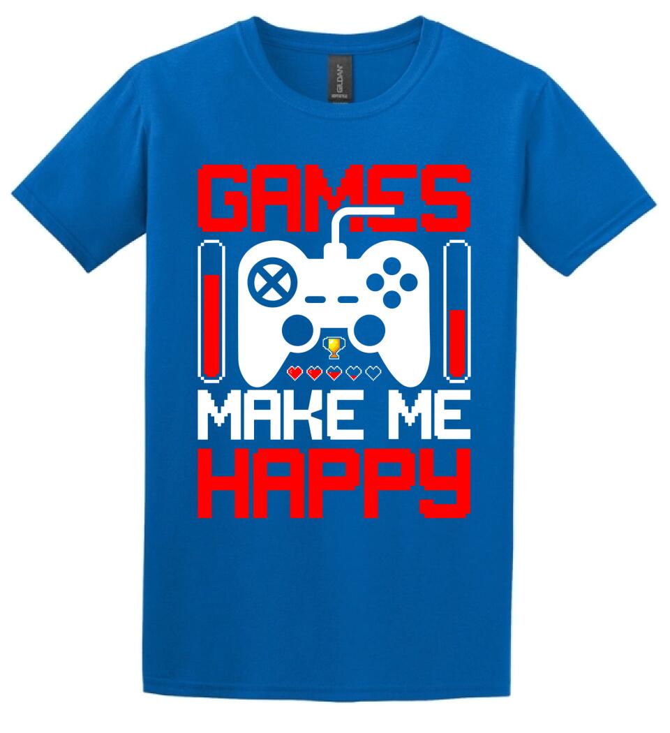 GAMING MAKES ME HAPPY PÓLÓ