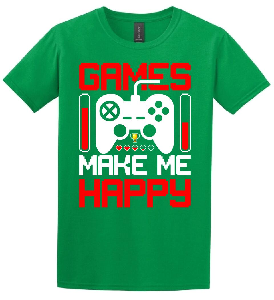 GAMING MAKES ME HAPPY PÓLÓ