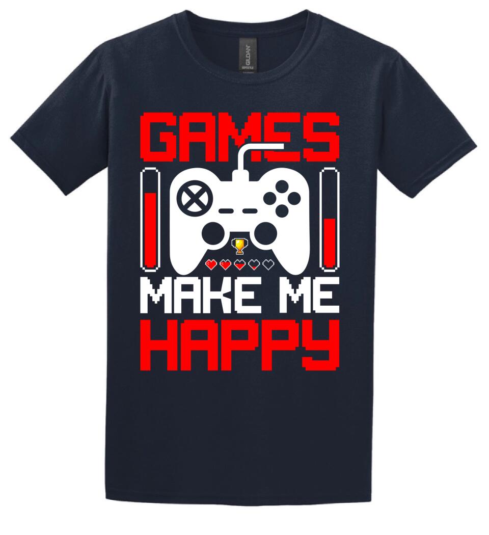GAMING MAKES ME HAPPY PÓLÓ