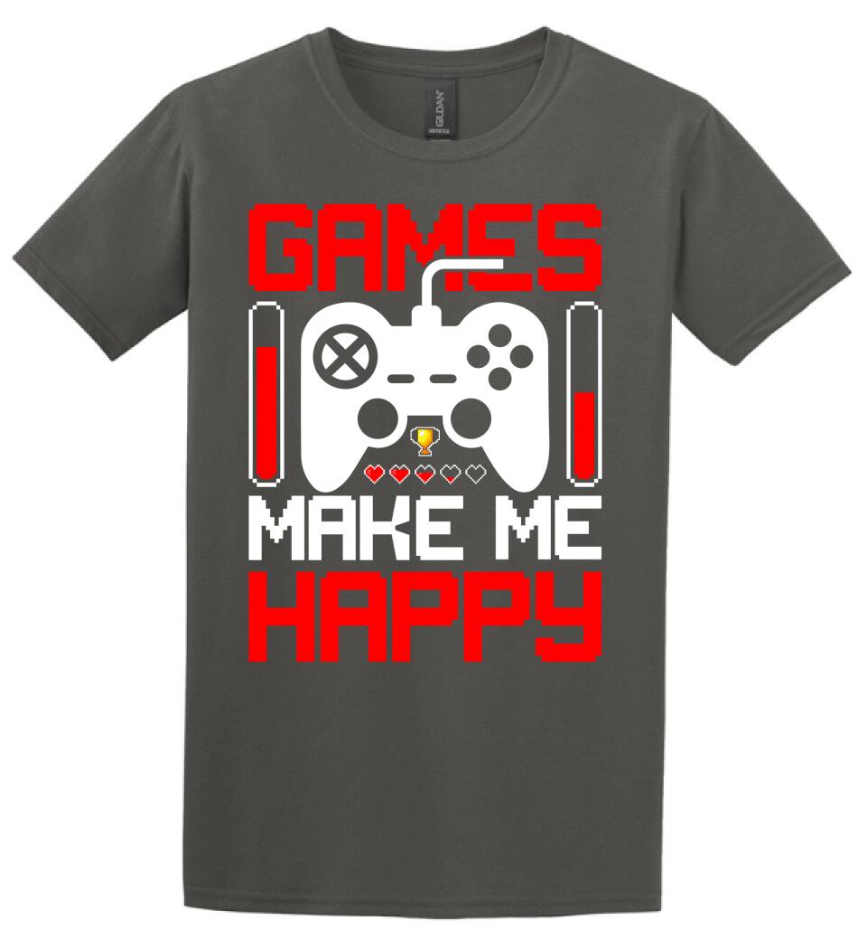 GAMING MAKES ME HAPPY PÓLÓ