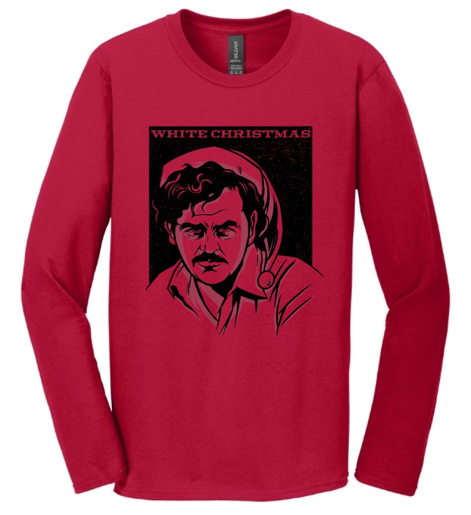 PABLO ESCOBAR WHITE CHRISTMAS PÓLÓ