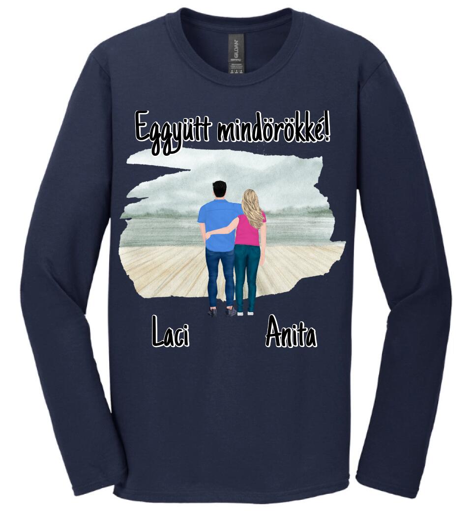 #It's Me szerkeszthető kollekció: Szerelmes pár póló