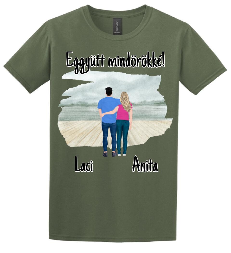 #It's Me szerkeszthető kollekció: Szerelmes pár póló