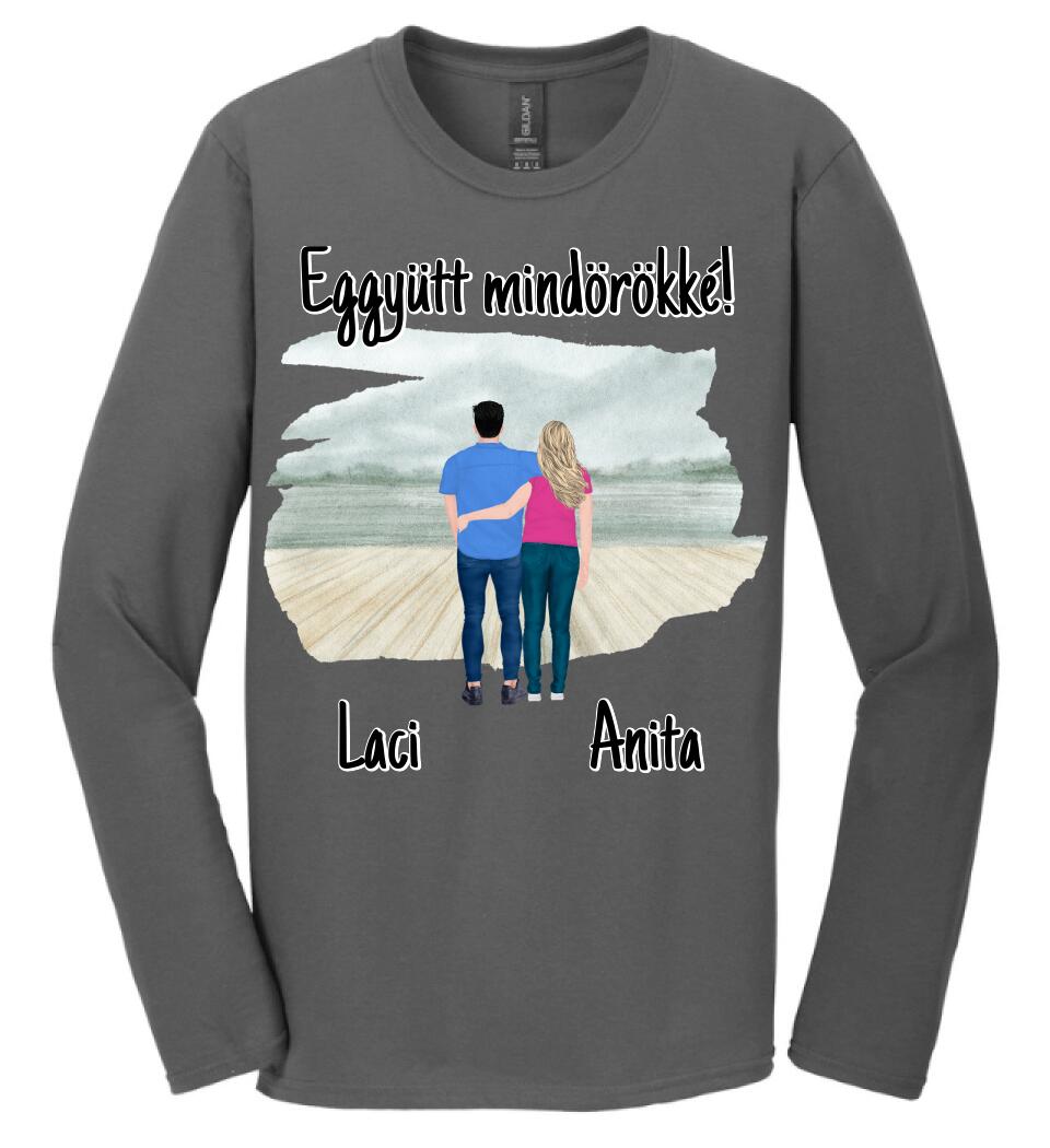 #It's Me szerkeszthető kollekció: Szerelmes pár póló