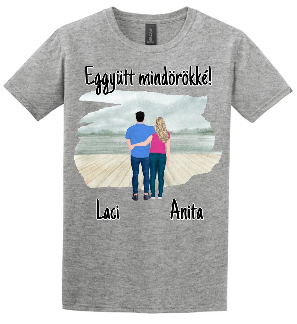 #It's Me szerkeszthető kollekció: Szerelmes pár póló