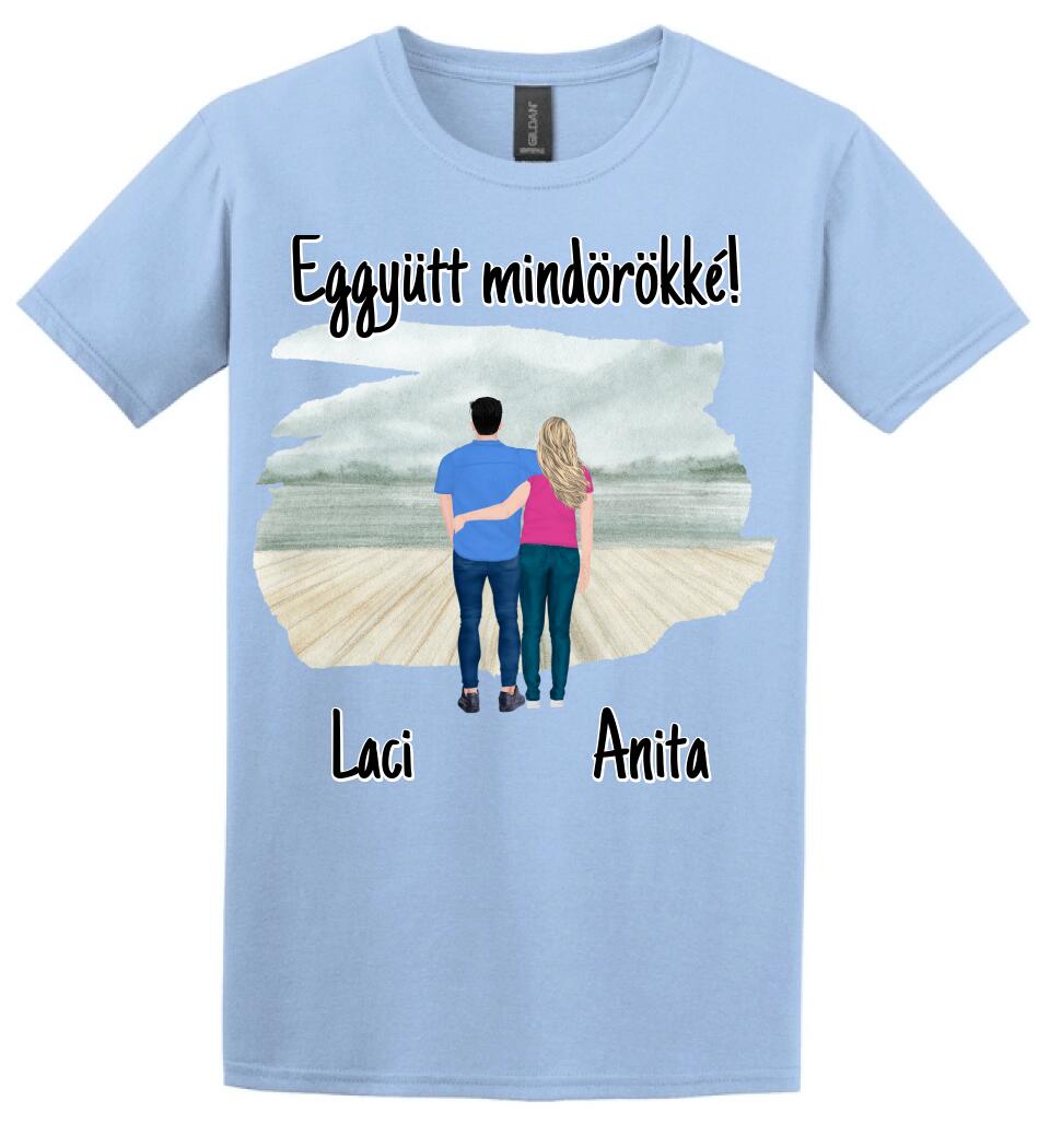 #It's Me szerkeszthető kollekció: Szerelmes pár póló