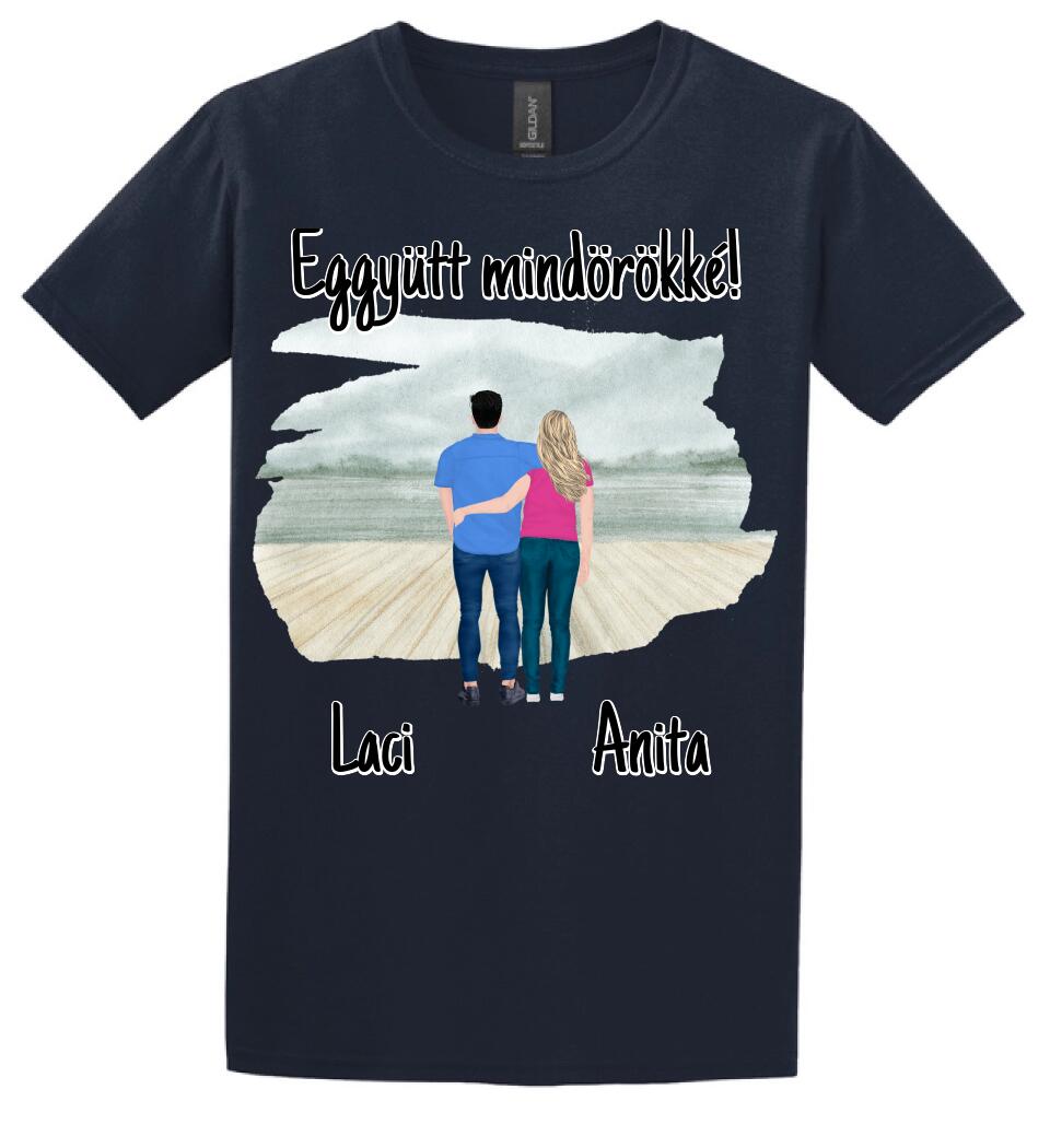 #It's Me szerkeszthető kollekció: Szerelmes pár póló