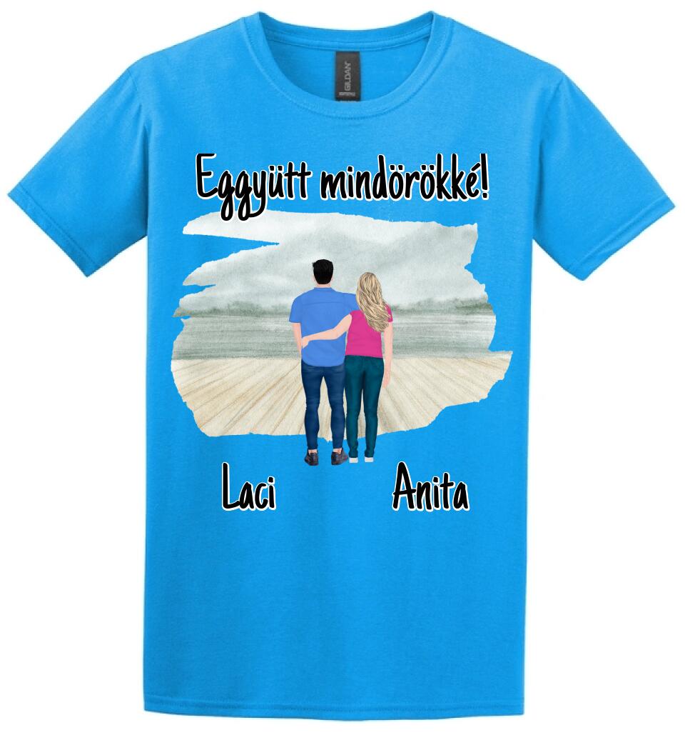 #It's Me szerkeszthető kollekció: Szerelmes pár póló