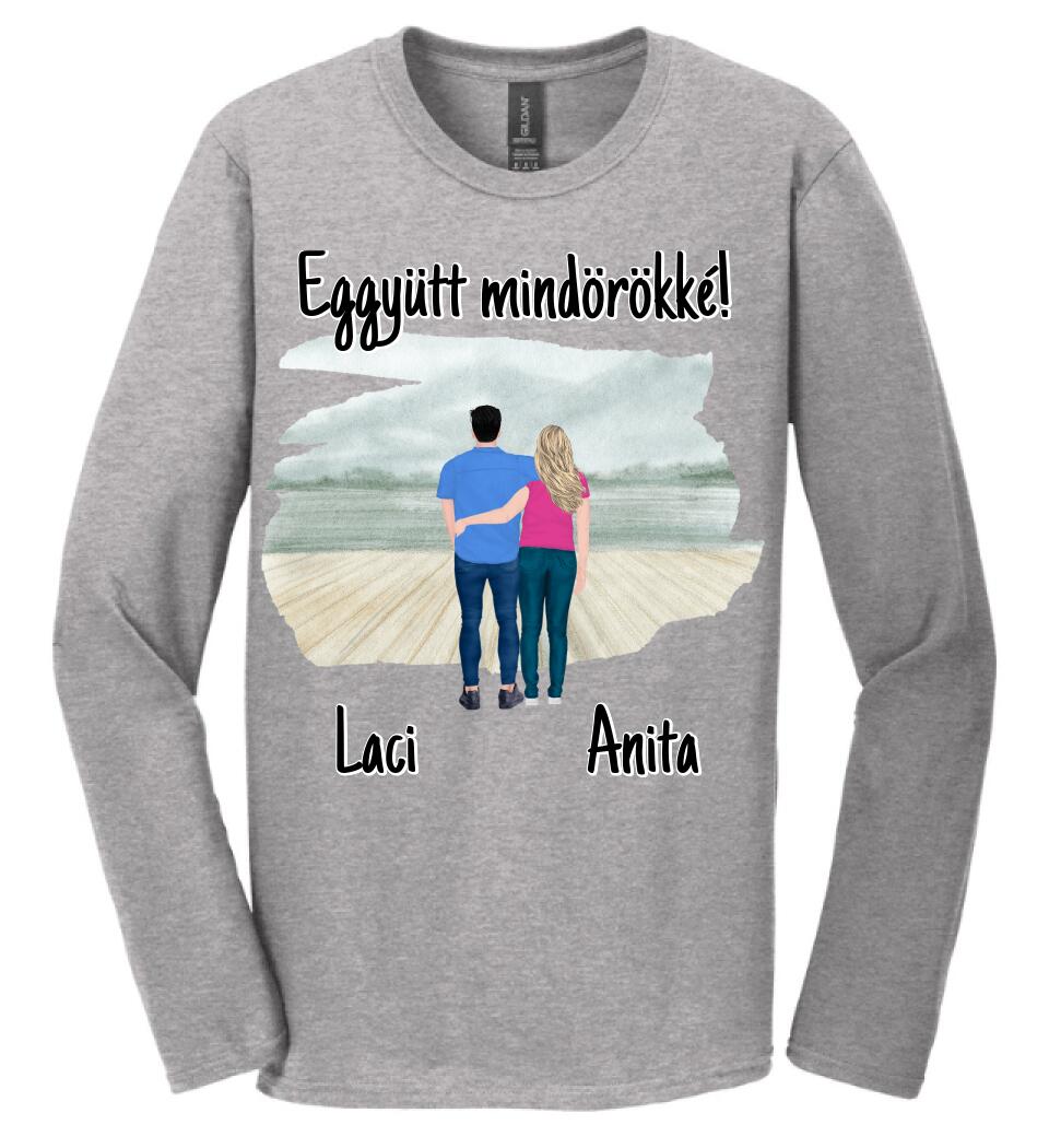 #It's Me szerkeszthető kollekció: Szerelmes pár póló