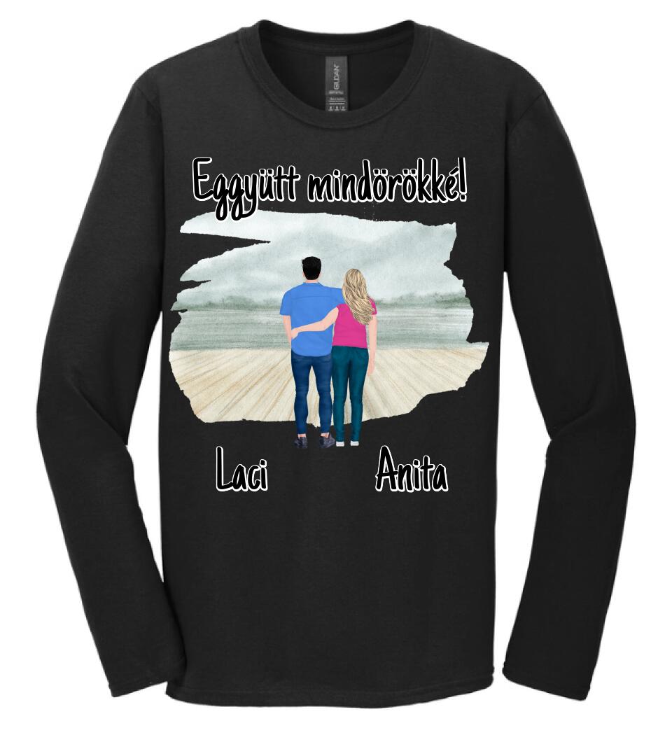 #It's Me szerkeszthető kollekció: Szerelmes pár póló