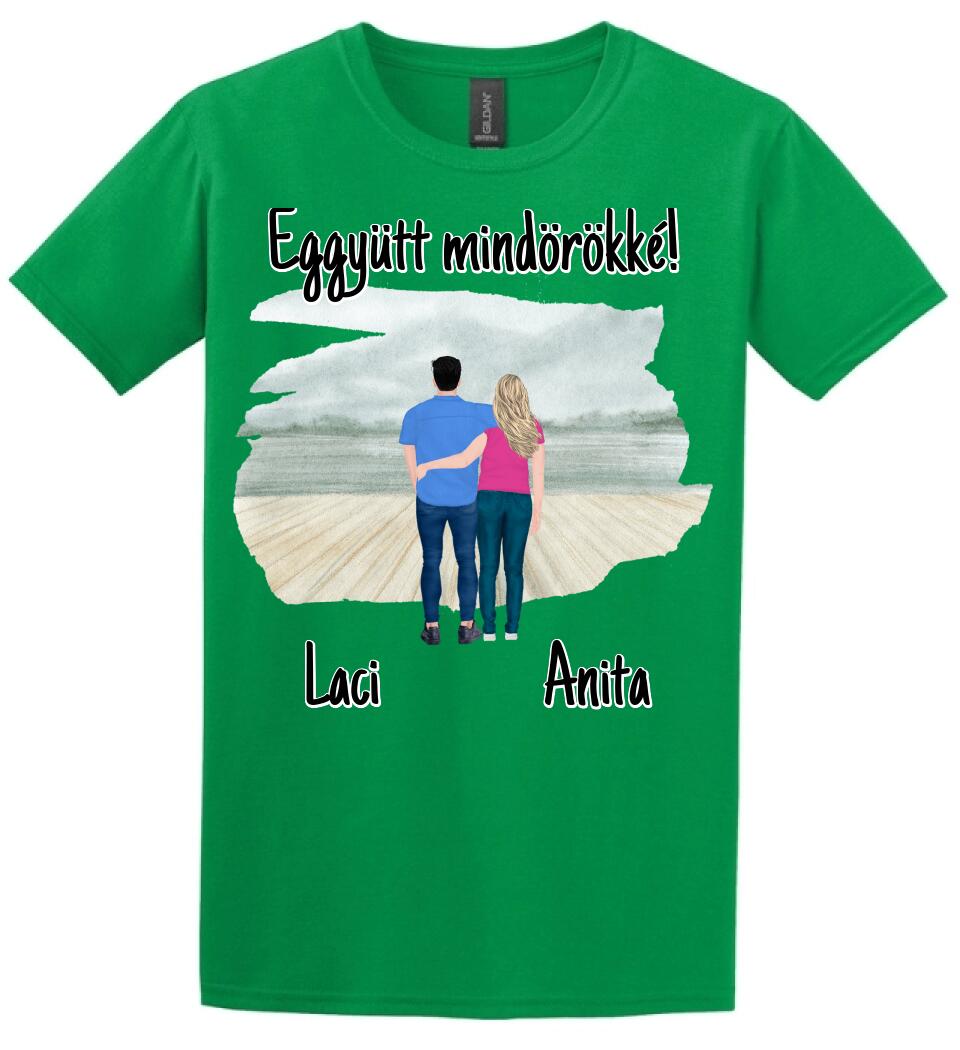 #It's Me szerkeszthető kollekció: Szerelmes pár póló