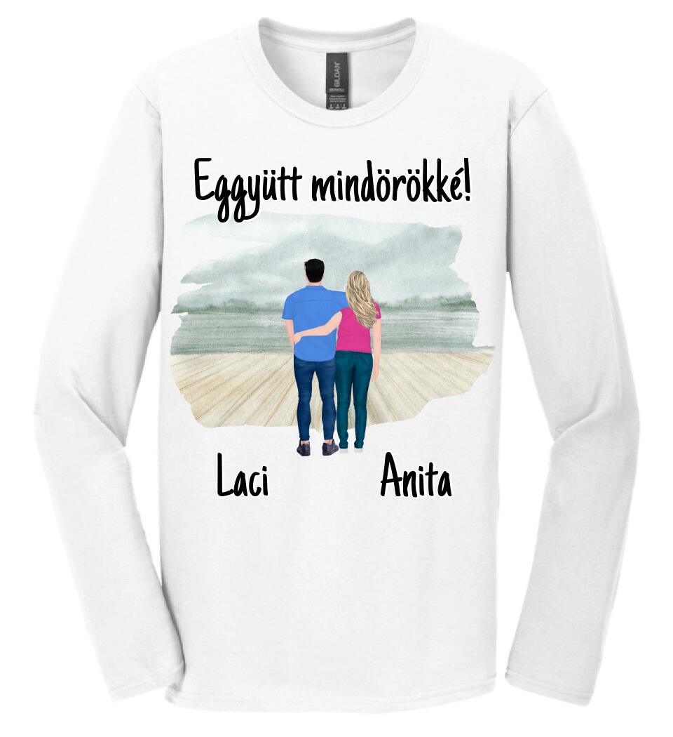 #It's Me szerkeszthető kollekció: Szerelmes pár póló