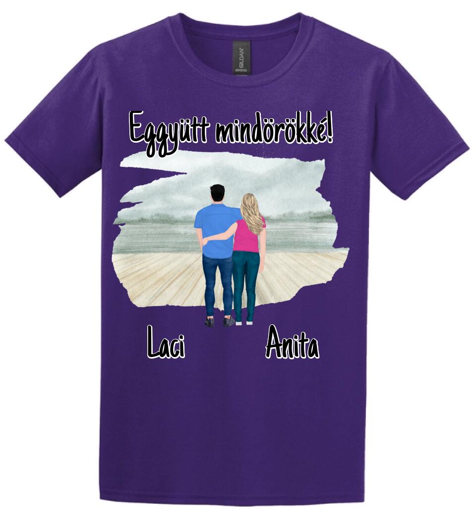 #It's Me szerkeszthető kollekció: Szerelmes pár póló