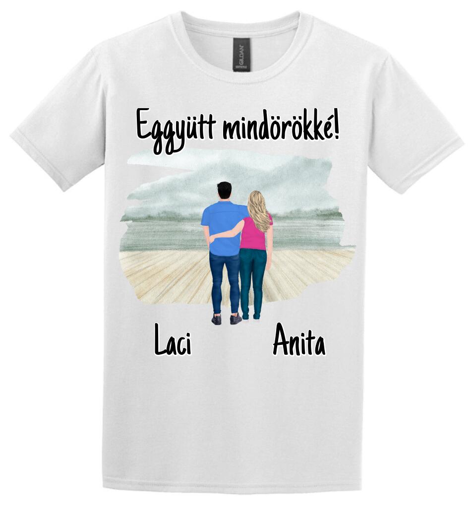 #It's Me szerkeszthető kollekció: Szerelmes pár póló