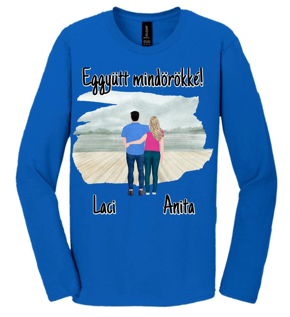 #It's Me szerkeszthető kollekció: Szerelmes pár póló