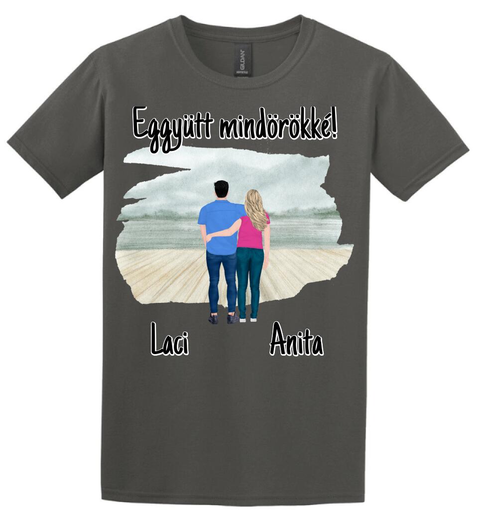#It's Me szerkeszthető kollekció: Szerelmes pár póló