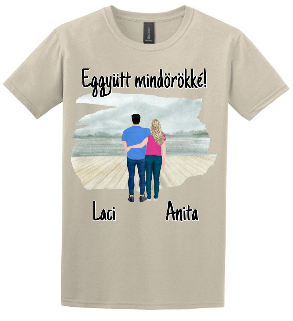 #It's Me szerkeszthető kollekció: Szerelmes pár póló