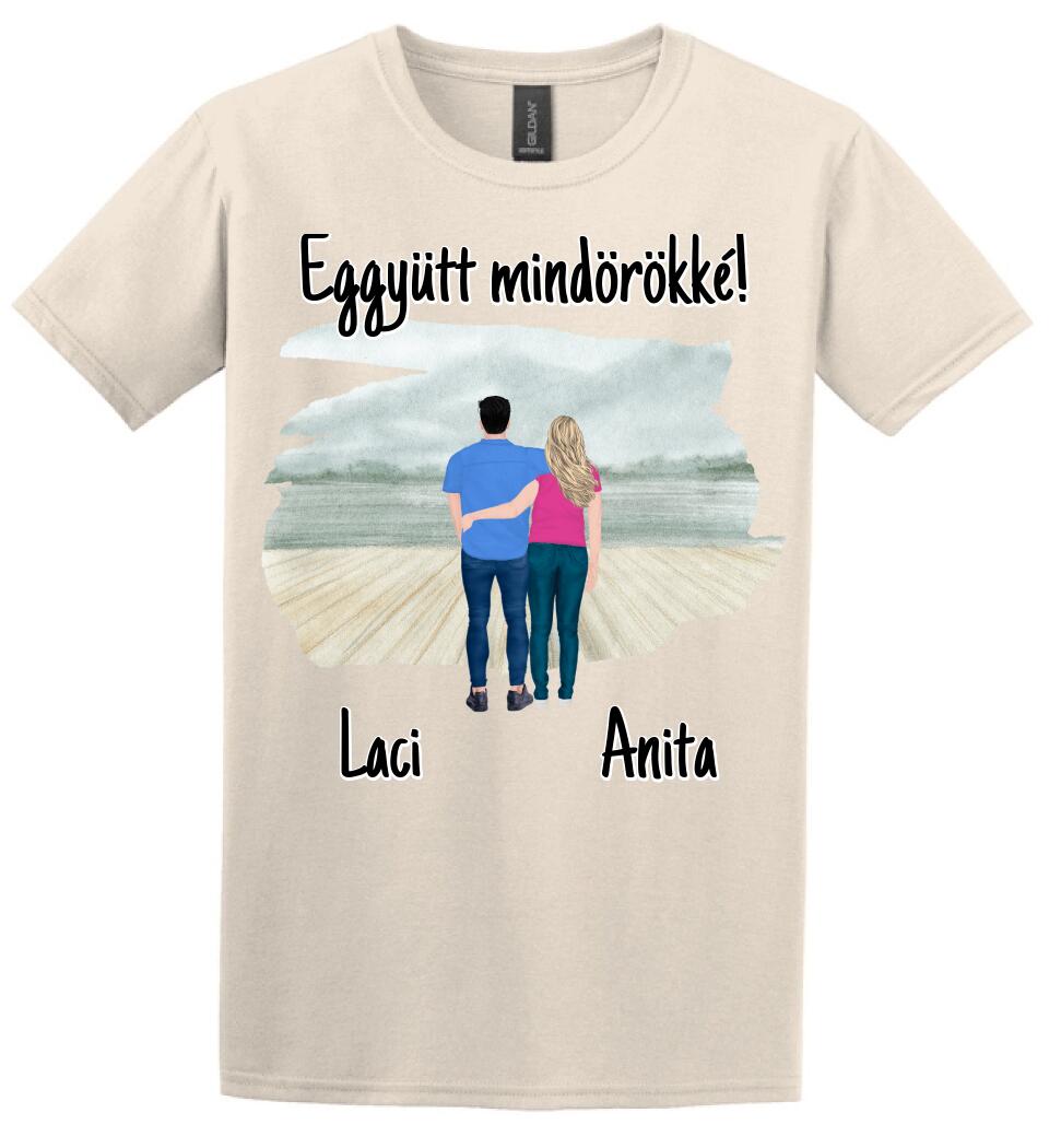 #It's Me szerkeszthető kollekció: Szerelmes pár póló