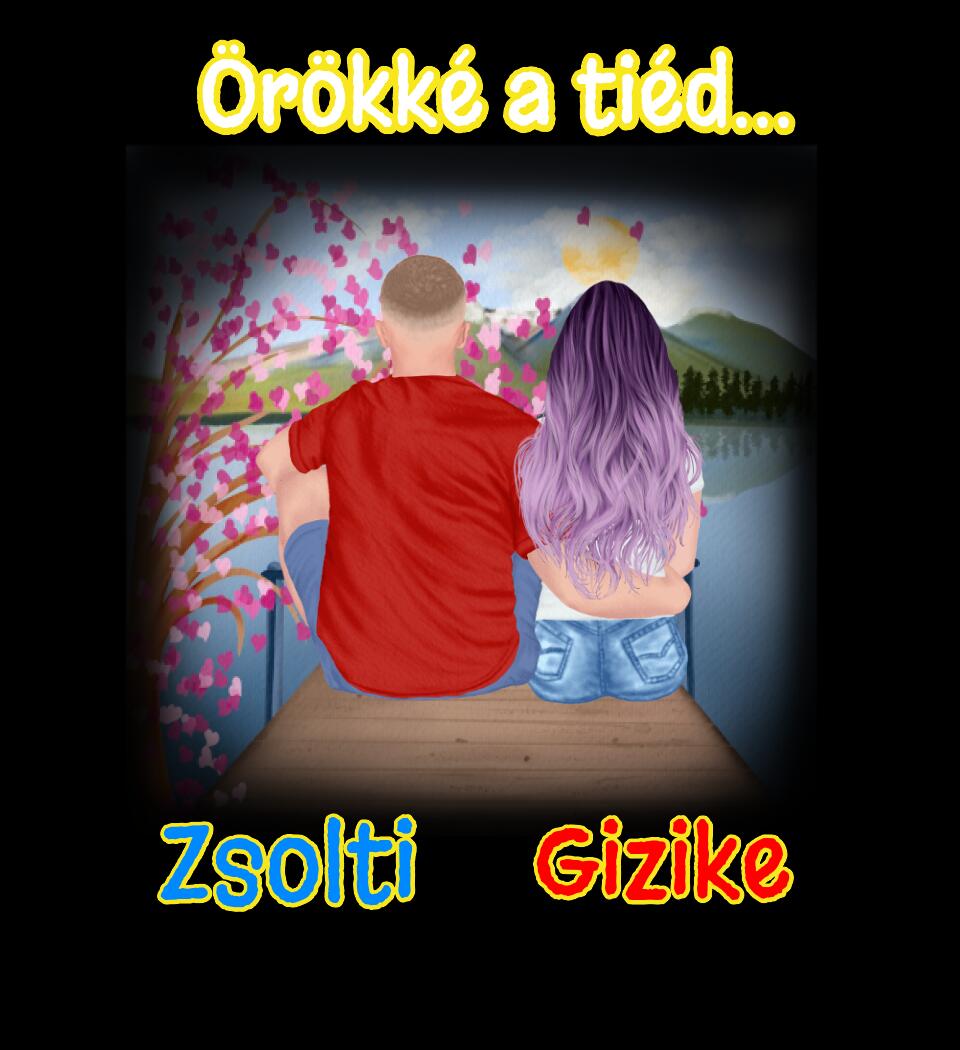 #It's Me szerkeszthető kollekció: Pár a tónál PÓLÓ