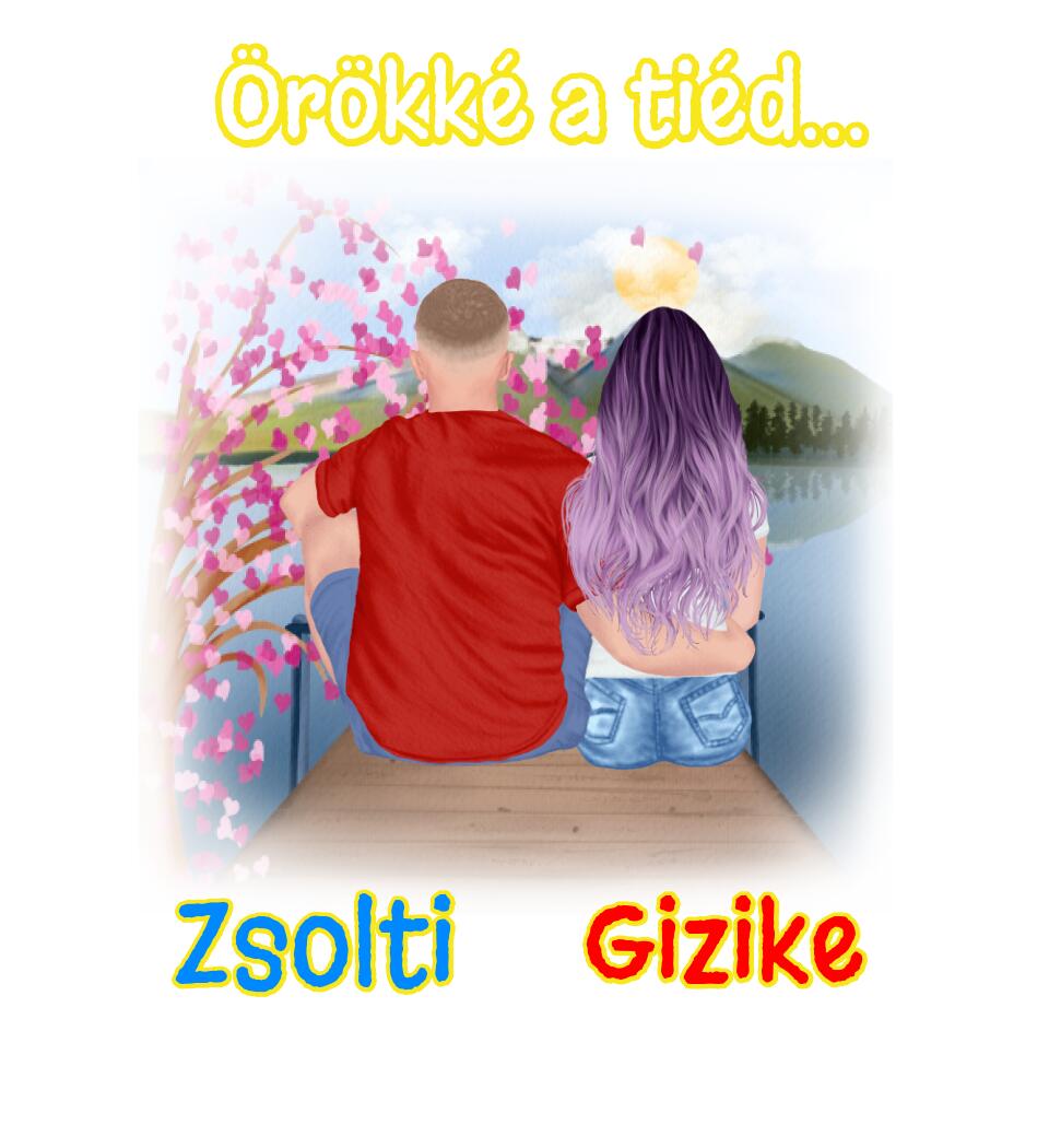 #It's Me szerkeszthető kollekció: Pár a tónál PÓLÓ