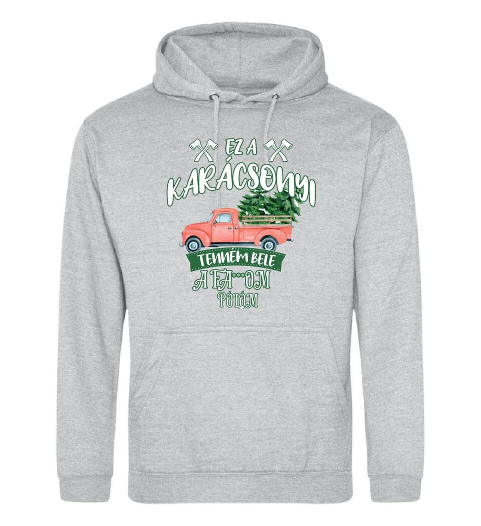 Ez a karácsonyi tenném bele fabefaragó póló