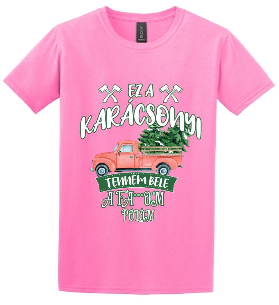 Ez a karácsonyi tenném bele fabefaragó póló