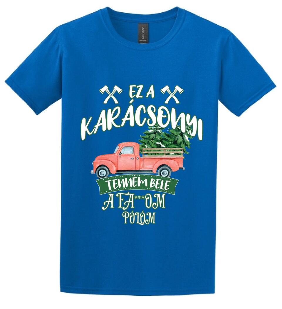 Ez a karácsonyi tenném bele fabefaragó póló