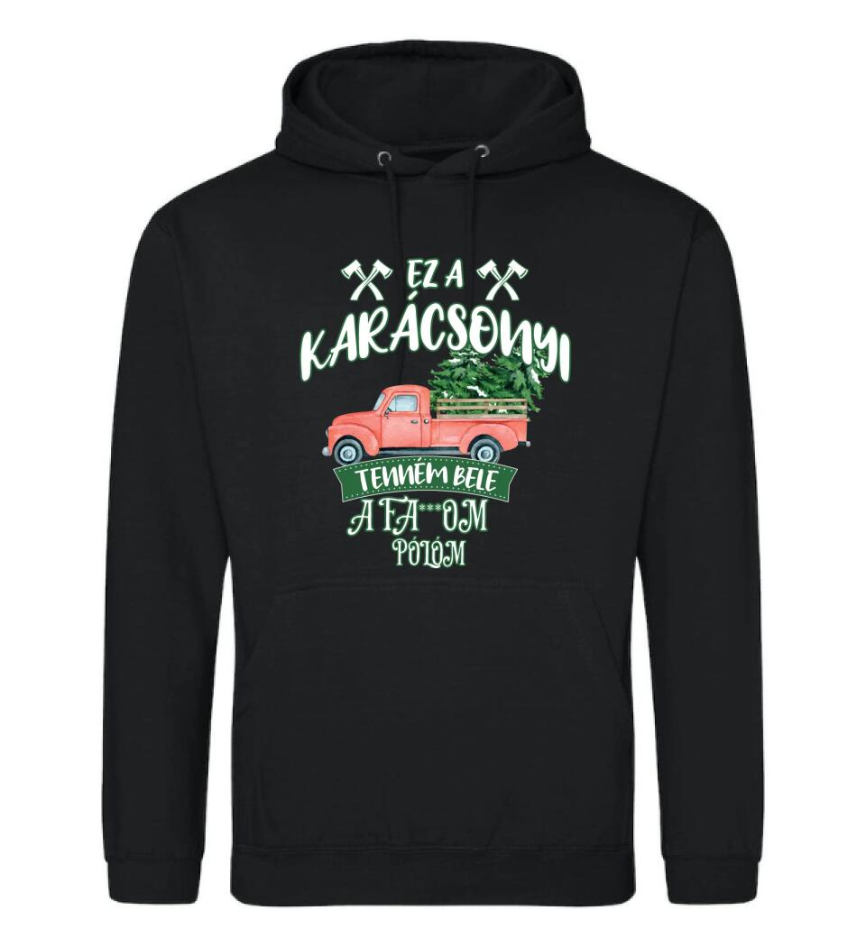 Ez a karácsonyi tenném bele fabefaragó póló