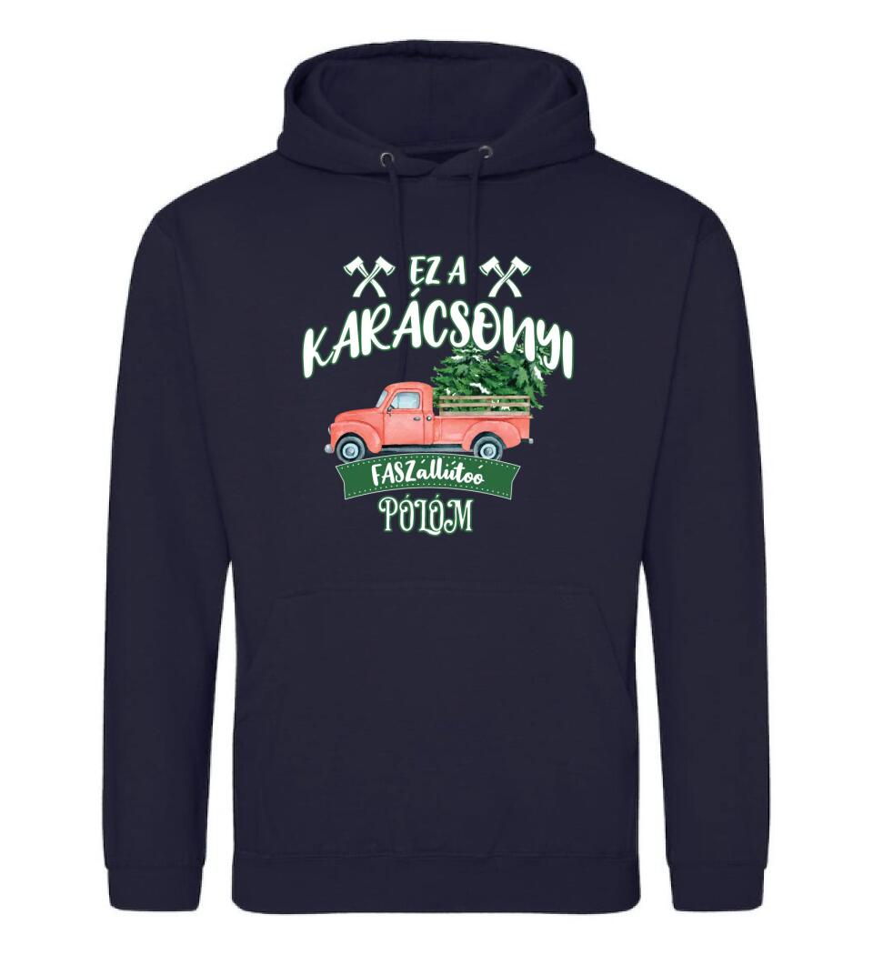 Ez a karácsonyi faszállító pólóm