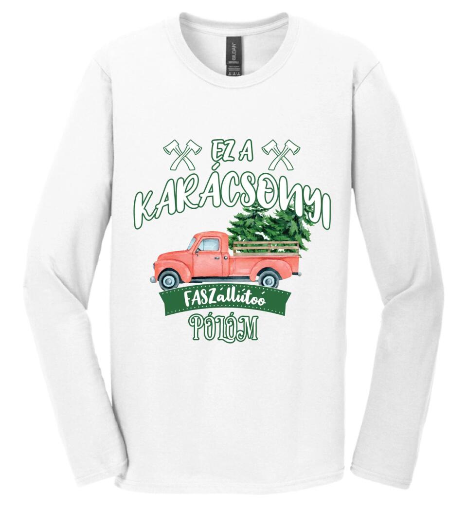 Ez a karácsonyi faszállító pólóm