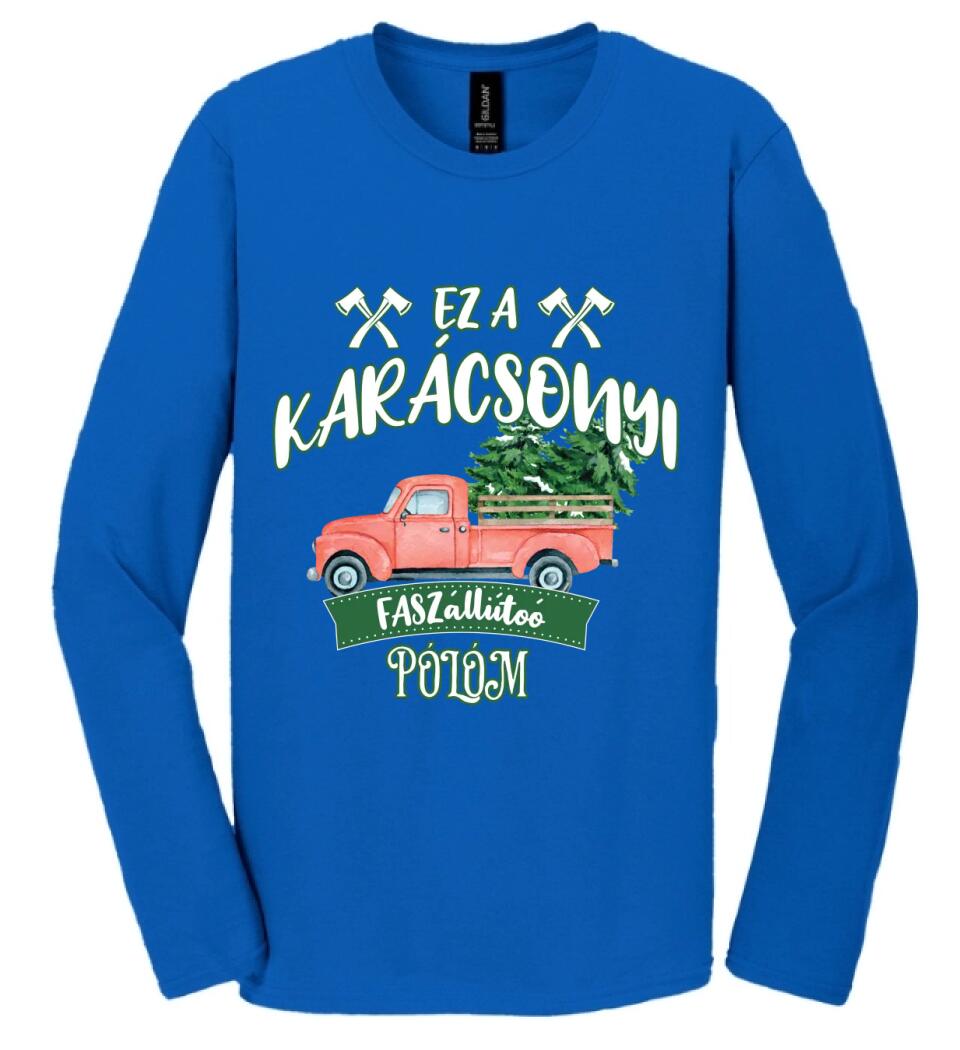 Ez a karácsonyi faszállító pólóm