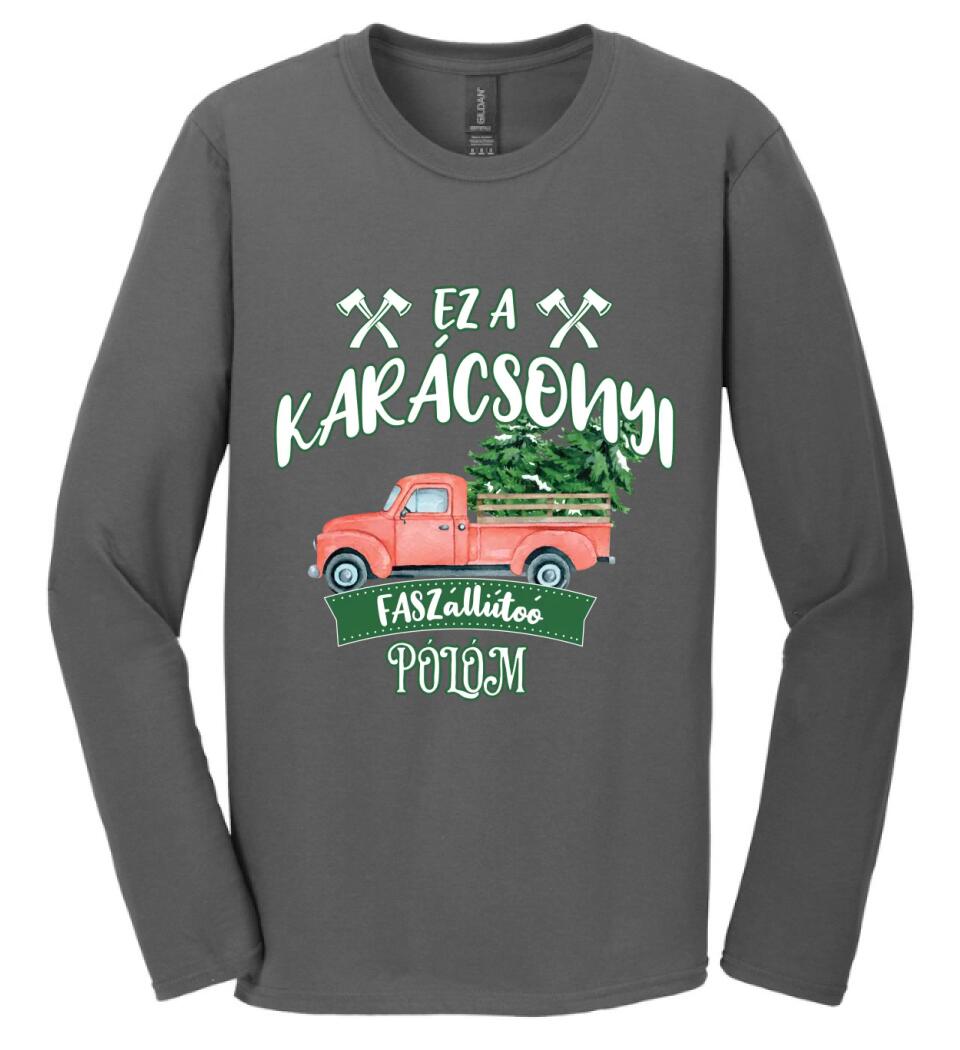 Ez a karácsonyi faszállító pólóm